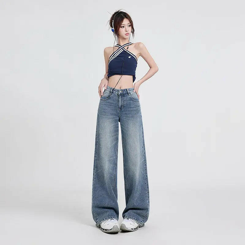 Women's High-Waisted Baggy Jeans Atlance