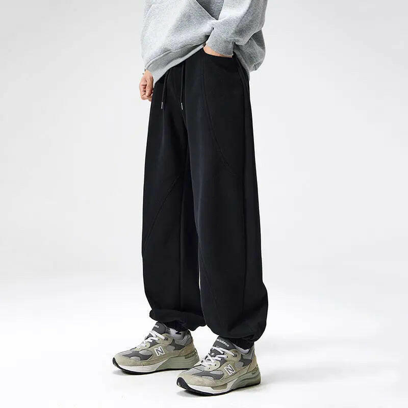 Men's Relaxed Fit Wide-Leg Trousers Atlance