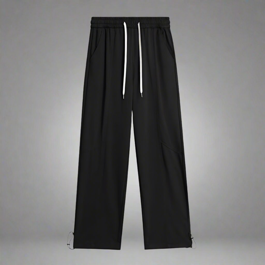 Men's Knitted Terry Cotton Wide-Leg Pants – No. 1315