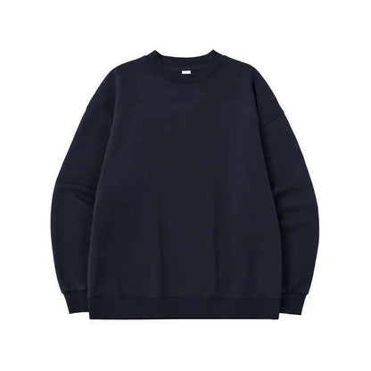 Oversized Fleece-lined Crew Neck Sweatshirt Atlance