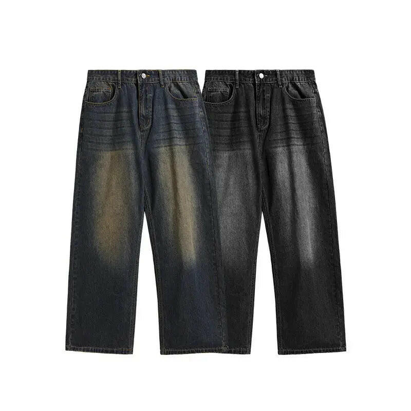 Men's Retro Wide Leg Jeans Atlance