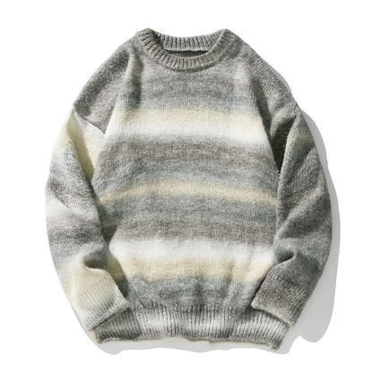 Gradient Round Neck Sweater – No. 1927