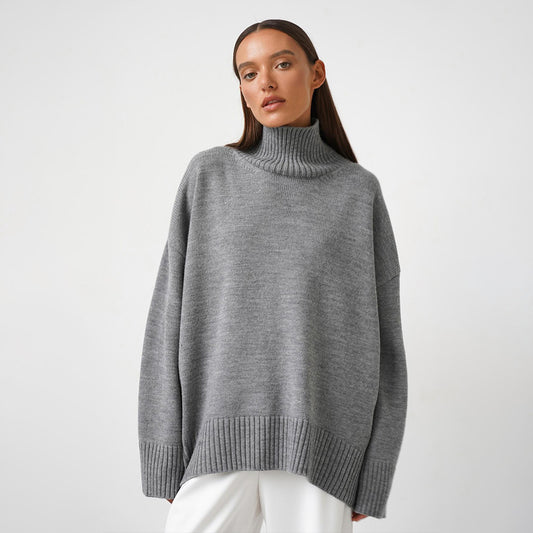 Women's Loose Turtleneck Sweater