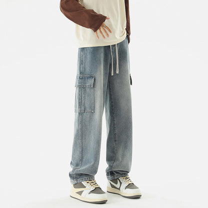 Men's Loose Straight Wide-leg Jeans – Np. 1712