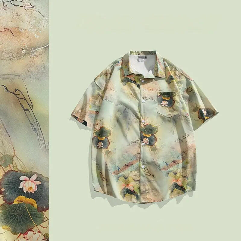 Men's Vintage Floral Shirt ATLANCE