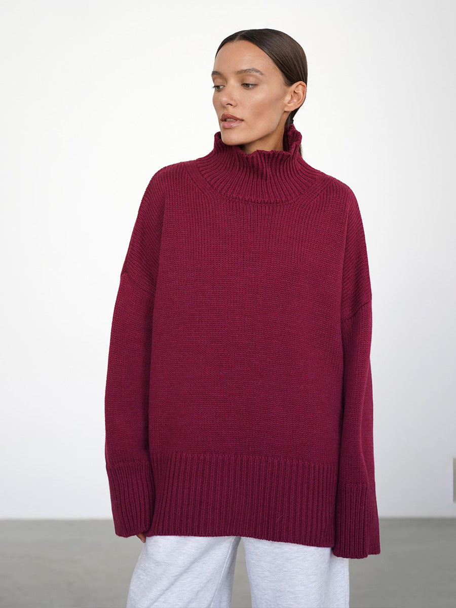 Women's Loose Turtleneck Sweater