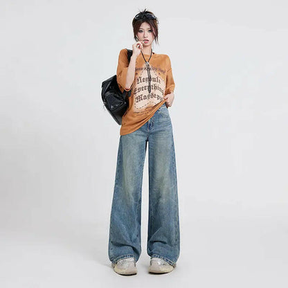 Women's High-Waisted Baggy Jeans Atlance