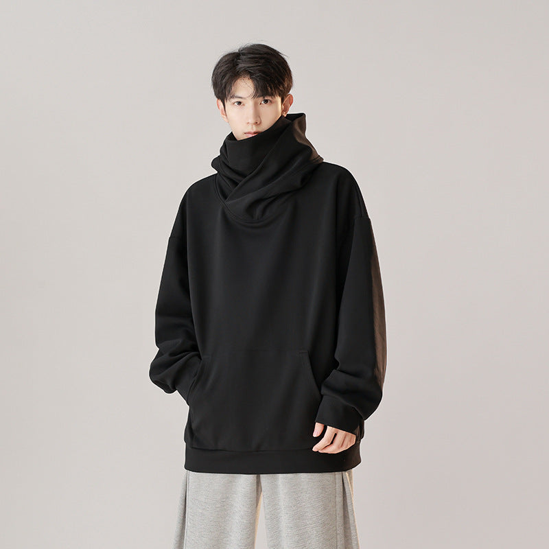 Men's Twisted Turtleneck Hoodie