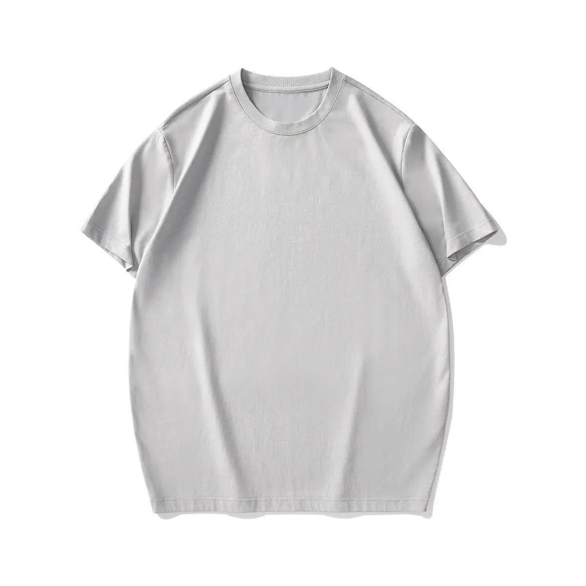 Men's Breezy Basic Solid Crewneck Tee ATLANCE
