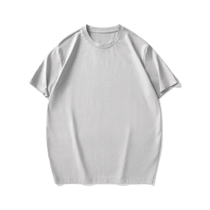 Men's Breezy Basic Solid Crewneck Tee ATLANCE