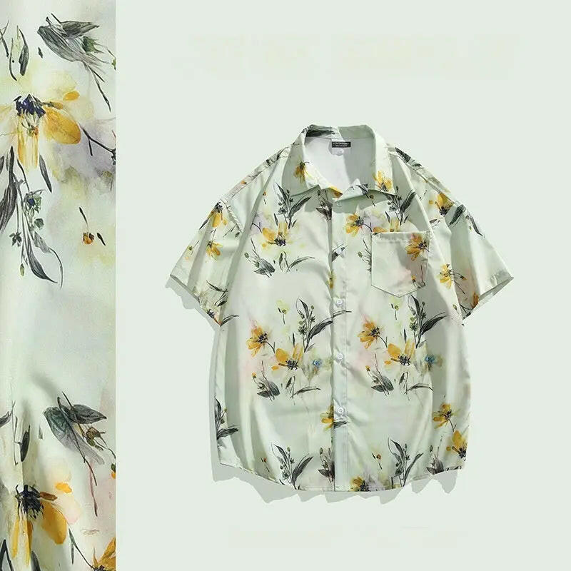 Men's Vintage Floral Shirt ATLANCE