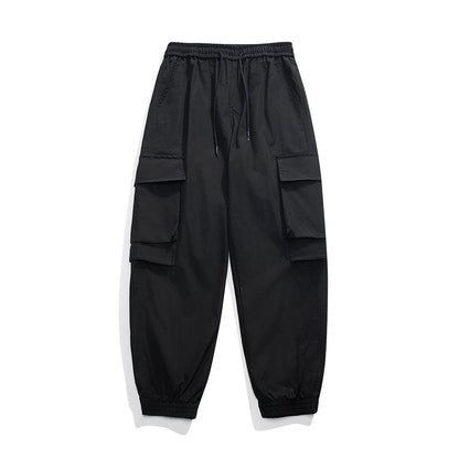 Men's Loose Ankle Banded Cargo Pants – No. 1528