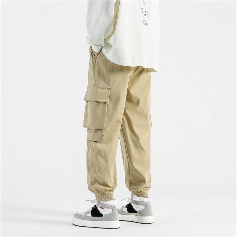 Men's Loose Ankle Banded Cargo Pants – No. 1528