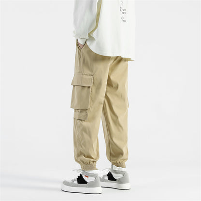 Men's Loose Ankle Banded Cargo Pants – No. 1528