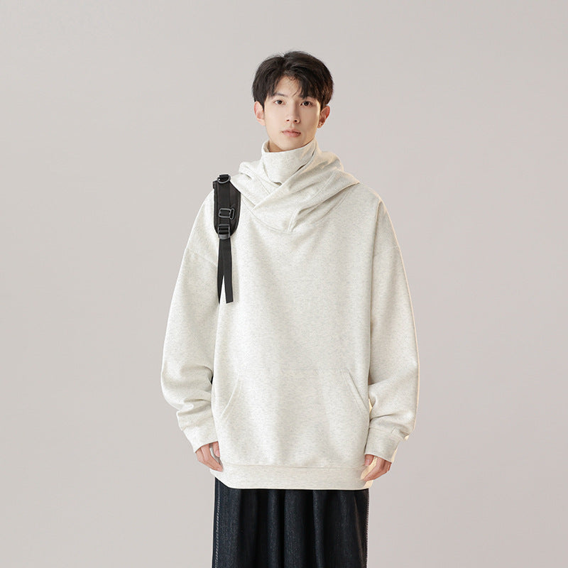 Men's Twisted Turtleneck Hoodie