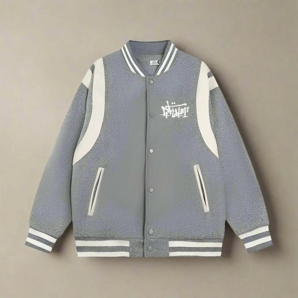 Men's Loose Casual Varsity Jacket Atlance