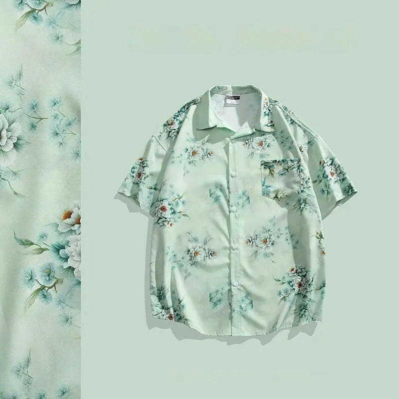 Men's Vintage Floral Shirt ATLANCE