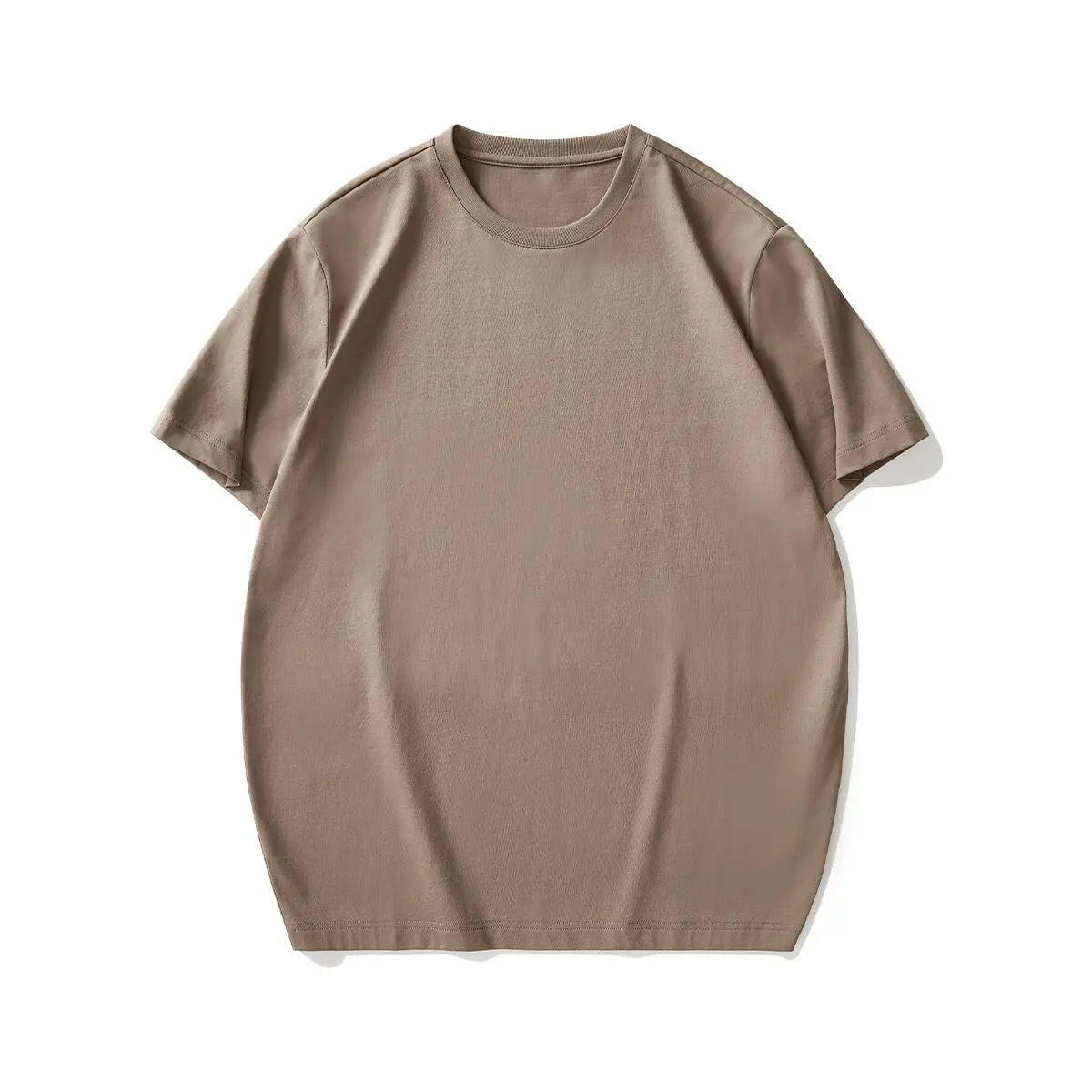 Men's Breezy Basic Solid Crewneck Tee ATLANCE