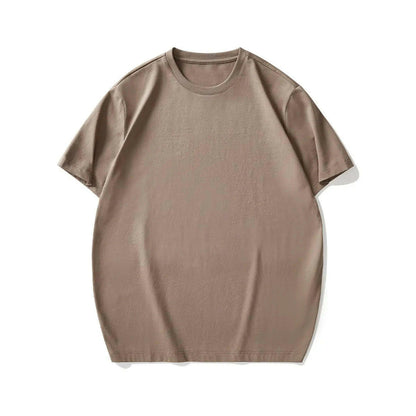 Men's Breezy Basic Solid Crewneck Tee ATLANCE