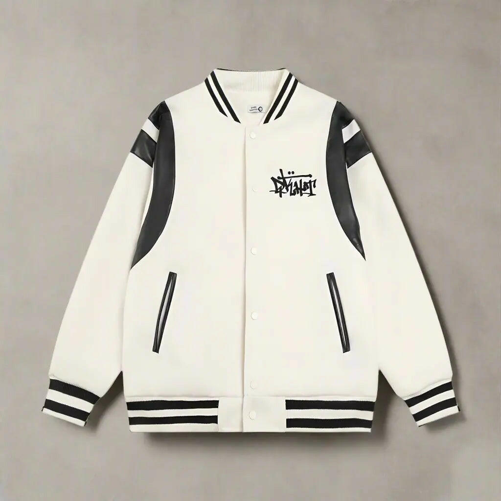 Men's Loose Casual Varsity Jacket Atlance