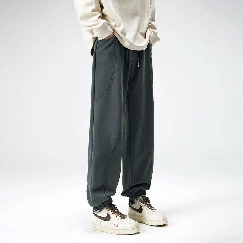 Men's Relaxed Fit Wide-Leg Trousers Atlance