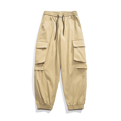 Men's Loose Ankle Banded Cargo Pants – No. 1528