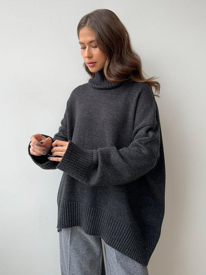 Women's Loose Turtleneck Sweater