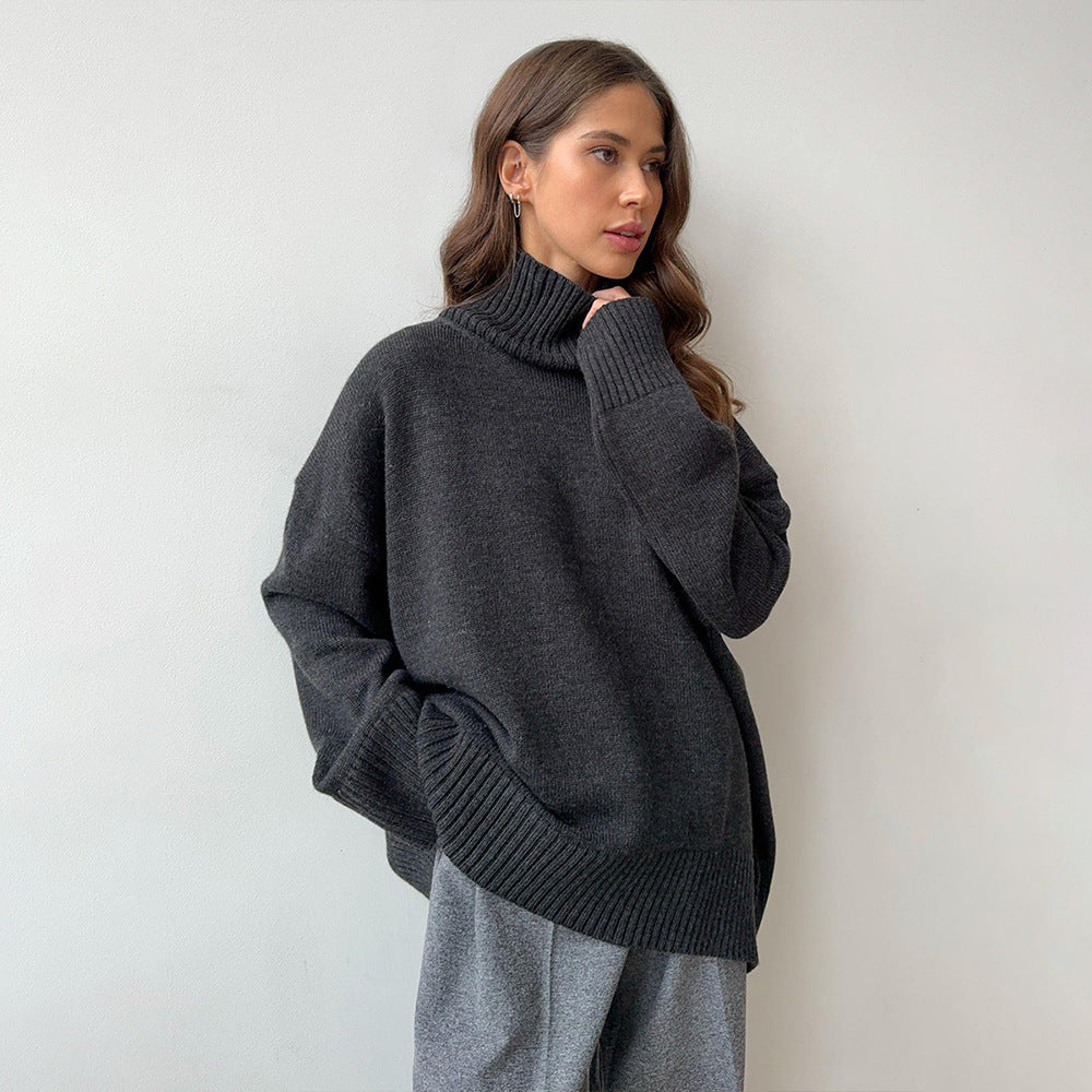 Women's Loose Turtleneck Sweater