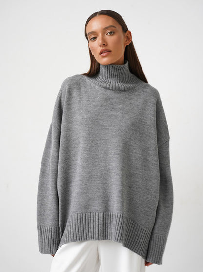 Women's Loose Turtleneck Sweater