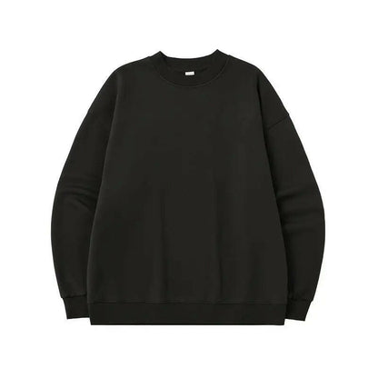 Oversized Fleece-lined Crew Neck Sweatshirt Atlance