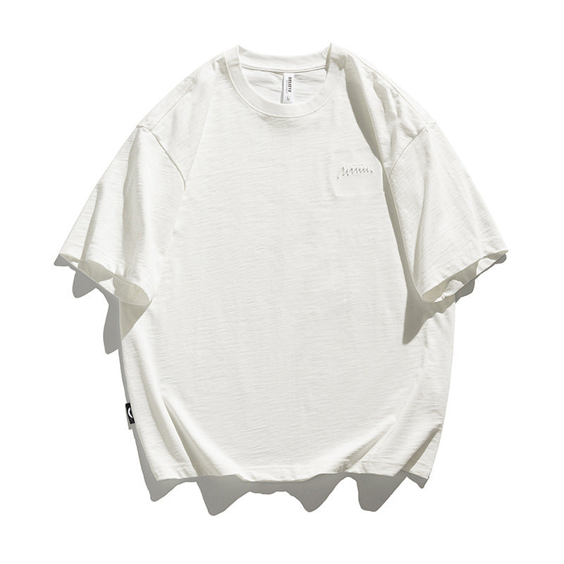 Wiggle Line Embroidered T-shirt