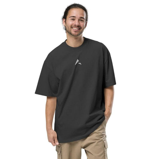 Men's Embroidered Oversized faded t-shirt - Atlance